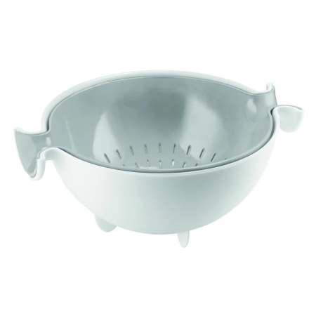 Дуршлаг с миской Guzzini Kitchen Active Design 29250033 30х25х12.5 см серый