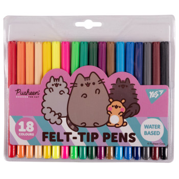 Набор фломастеров YES Pusheen friends 650550 18 цветов