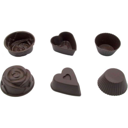 Набор форм для выпечки Lessner Chef Choco 10274 6 шт коричневый