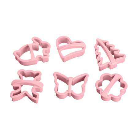 Набор форм для выпечки печенья Ardesto Tasty Baking AR-2308-PP розовый