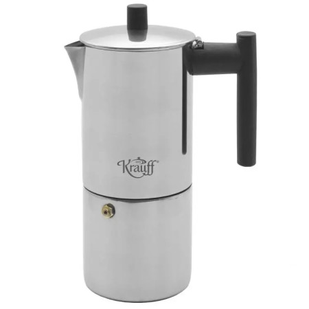 Гейзерная кофеварка Krauff Strom 26-203-076 300 мл 6 чашек серебристая