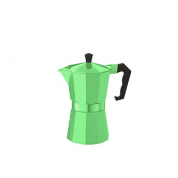 Гейзерная кофеварка Con Brio CB-6006-GR 300 мл 6 чашек зеленая
