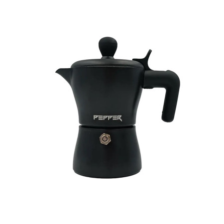 Гейзерная кофеварка Pepper Черная Жемчужина PR-2242 100 мл черная
