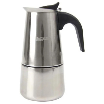 Гейзерная кофеварка Rainstahl RS-СM-8800-09 450 мл 9 чашек серебристая