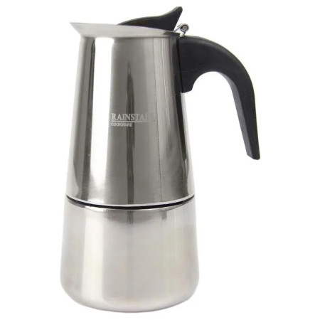 Гейзерная кофеварка Rainstahl RS-СM-8800-09 450 мл 9 чашек серебристая