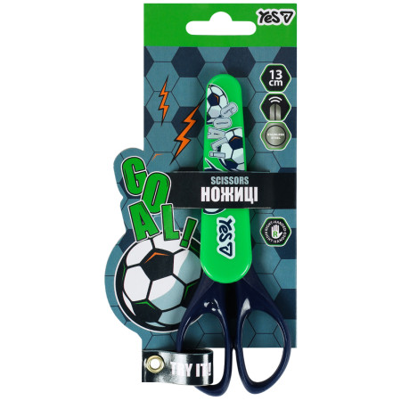 Ножницы канцелярские YES Football 480486 13 см