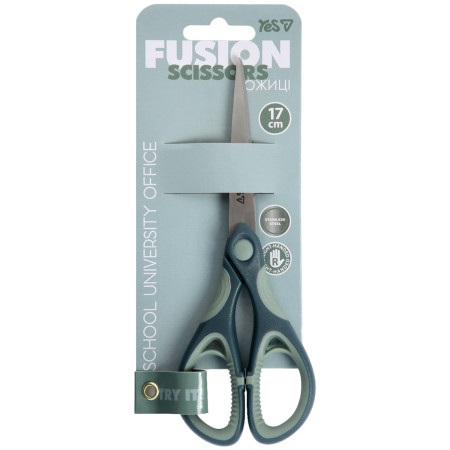 Ножницы канцелярские YES Fusion Shadow 480426 17 см