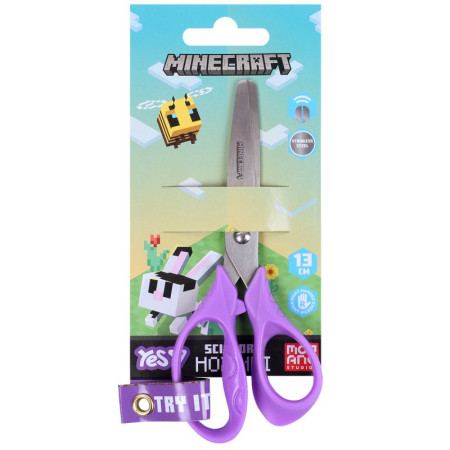 Ножницы канцелярские YES Minecraft Spring 480474 13 см