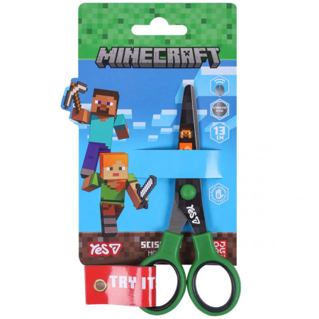 Ножницы канцелярские YES Minecraft 480476 13 см