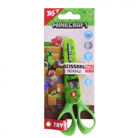 Ножницы канцелярские YES Minecraft 480463 13 см