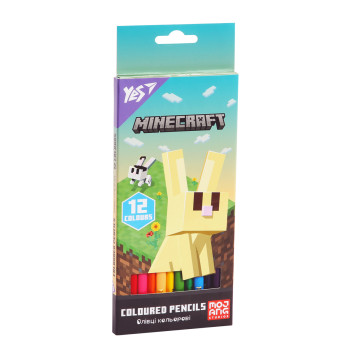 Набор цветных карандашей YES Minecraft Spring 290772 12 цветов