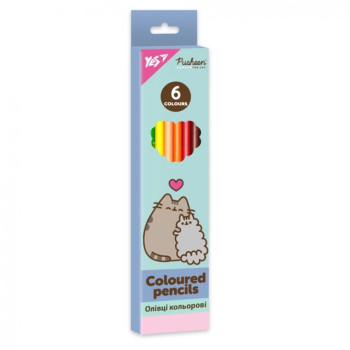 Набор цветных карандашей YES Pusheen 2 290759 6 цветов