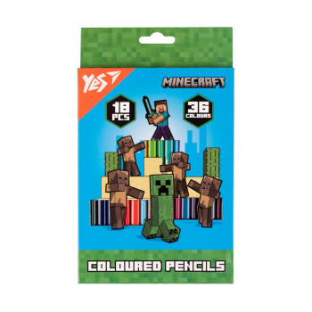 Набор цветных карандашей YES Minecraft Heroes 290750 36 цветов