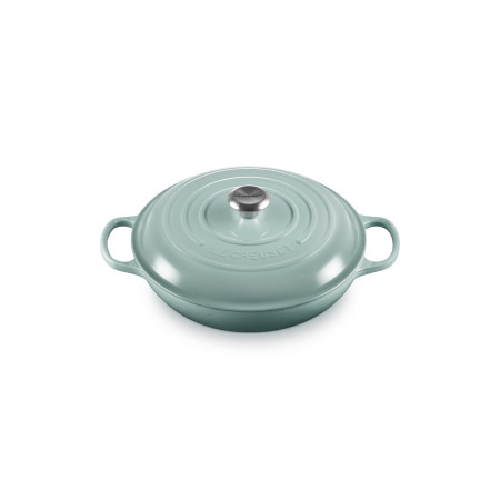 Каструля Le Creuset Signature Cast Iron Shallow Casserole 21180307174430 3.5 л 30 см мятная