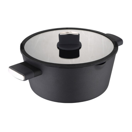 Кастрюля с крышкой Bergner BGIC-1543 28 см 5,55 л