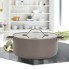 Кастрюля с крышкой Maestro MR-4009-28 7 л 28 см бежевая