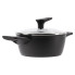 Кастрюля с крышкой Bergner Copper BG-30293-BK 20 см черная