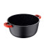 Кастрюля с крышкой Bergner Chroma BG-30114-BK 20 см 2.2 л черная