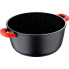 Кастрюля с крышкой Bergner Chroma BG-30116-BK 28 см 6 л черная