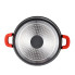 Кастрюля с крышкой Bergner Chroma BG-30114-BK 20 см 2.2 л черная