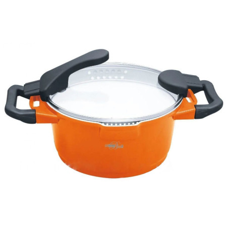 Кастрюля Barton Steel BS-4024-orange 3,8 л 24 см оранжевая