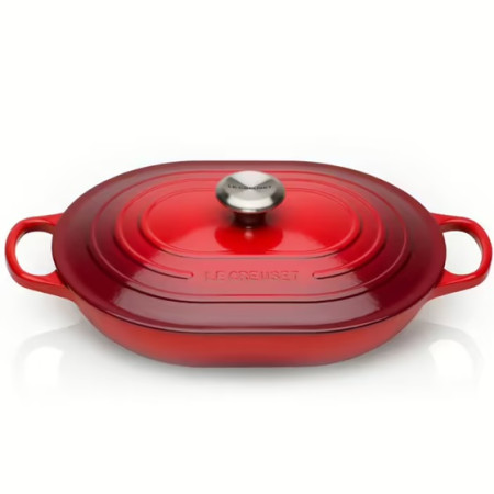 Kаструля с крышкой Le Creuset Oblong Casserole 21112310602430 31 см 3.3 л вишневая