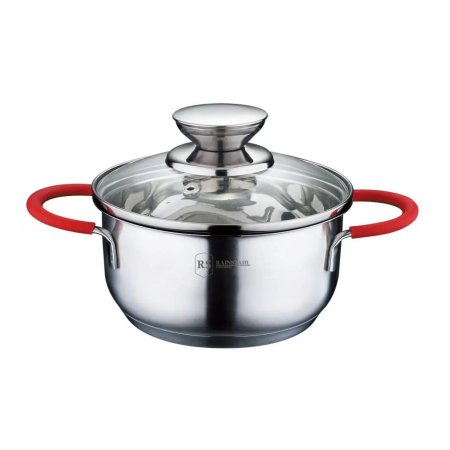Кастрюля со стеклянной крышкой Rainstahl RS-СS-2106-16 16 см 1.8 л
