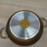 Кастрюля OMS 3141-IND-18-2л-Gold 18 см 2 л золотистая