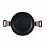 Кастрюля с крышкой Bergner Earth black BG-32036-BK 24 см 4.3 л черная