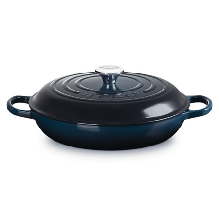 Каструля Le Creuset Signature Cast Iron Shallow Casserole 21180301294475 3.5 л 30 см черная