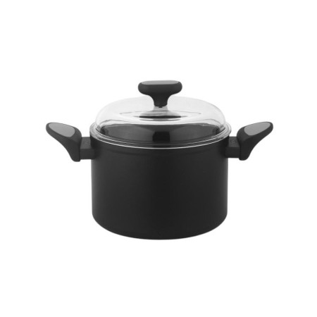 Кастрюля Nois Salto Silver 830287 24 см 7.4 л черная
