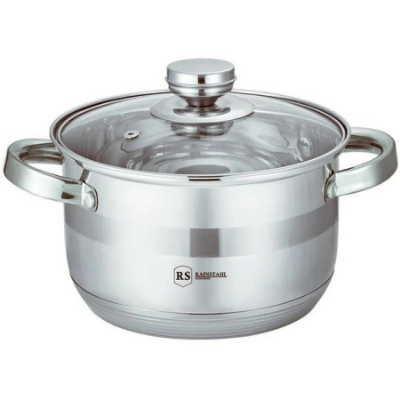 Кастрюля Rainstahl RS-CS 2700-18 18 см 2.5 л серебристая