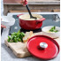 Каструля с крышкой KitchenAid СС006060-001 26 см 5.2 л красная