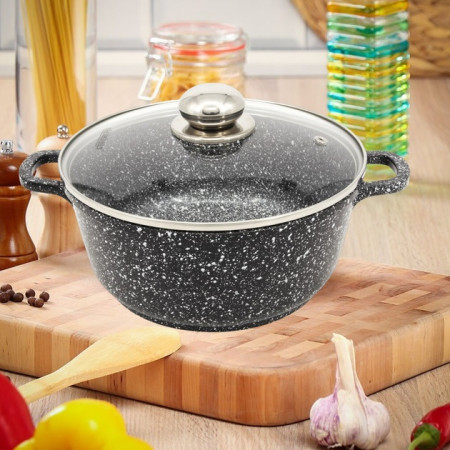 Кастрюля с крышкой Styleberg  ST-3023 24 см 4.2 л