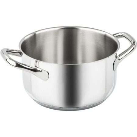 Кастрюля Barazzoni Chef line 163102022 22 см 3.8 л серебристая