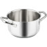 Кастрюля Barazzoni Chef line 163102022 22 см 3.8 л серебристая