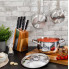 Кастрюля Barazzoni Chef line 163102022 22 см 3.8 л серебристая