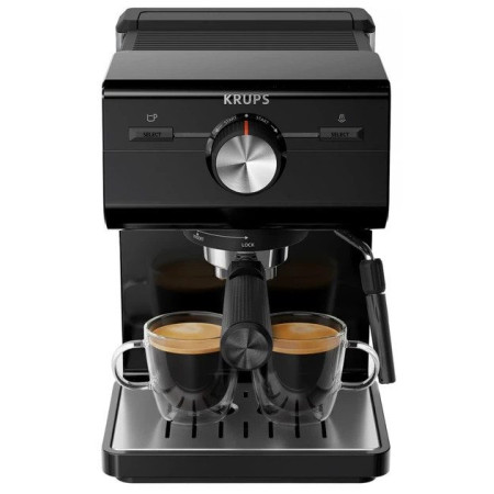 Кофеварка рожковая Krups Opio XP381810 15 Бар черная