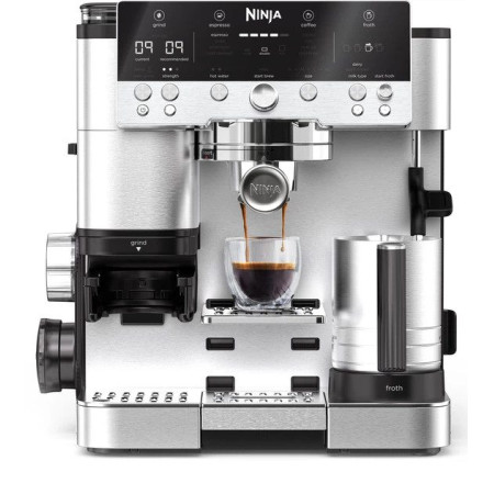 Кофеварка рожковая NINJA Luxe Cafe Essential ES601EU 1650 Вт серебристая
