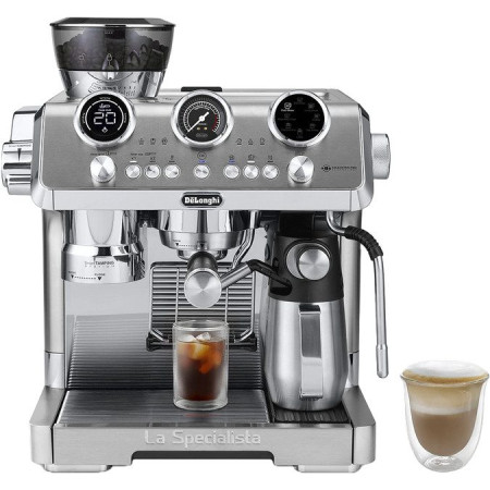 Кофеварка рожковая Delonghi La Specialista Maestro EC 9885.M 1450 Вт серебристая