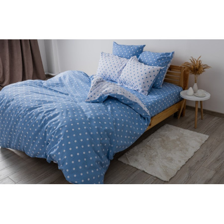 Постельное белье полуторное ТЕП Light Blue Dots ТЕП 2-00881-25066 150х215 см