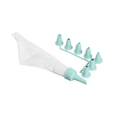 Мешок кондитерский с насадками Ardesto tasty baking AR-2307-TP голубой