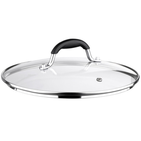 Крышка стеклянная с ручкой Ardesto BlaСk Mars AR-0722-SL 22 см