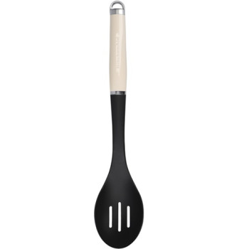 Ложка для сервировки с прорезями KitchenAid Coreline KAG004OHACE 35.3 см кремовая