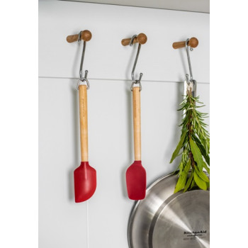 Набор лопаток для теста KitchenAid Coreline KQR750OHERE 23.5 см 2 шт красный