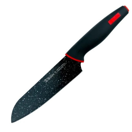 Нож сантоку Bollire Milano BR-6003 20 см черный