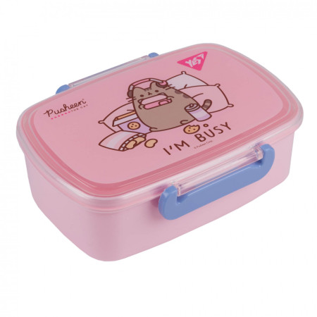 Ланч-бокс  с приборами YES Pusheen 708367 750 мл