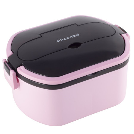 Ланч-бокс пищевой Kamille KM-2138RZ 750 мл розовый