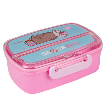 Ланч-бокс  с приборами YES Pusheen 708161 750 мл