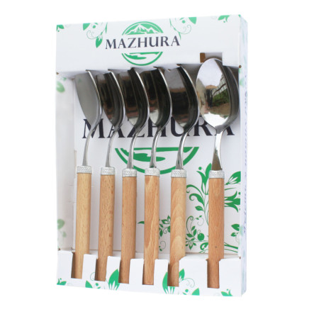 Набор столовых ложек Mazhura Beech Wood MZ-505665 6 шт